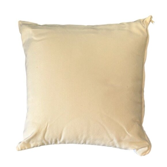 Mary Lake Thompson Yellow Lab & Cat Autumn Leaves Throw Pillow - Picture 3 of 4